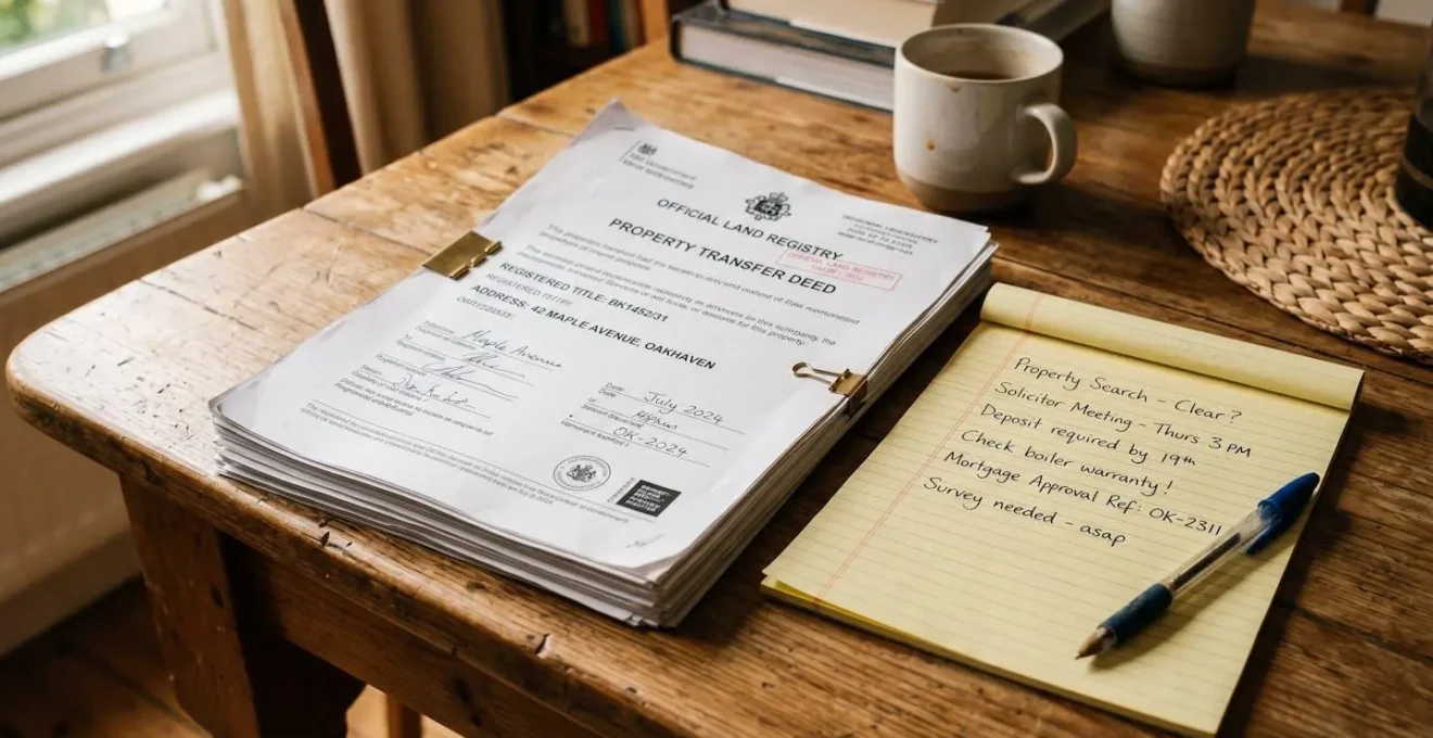 Documents d'estimation immobilière et données de transactions notariales sur une table