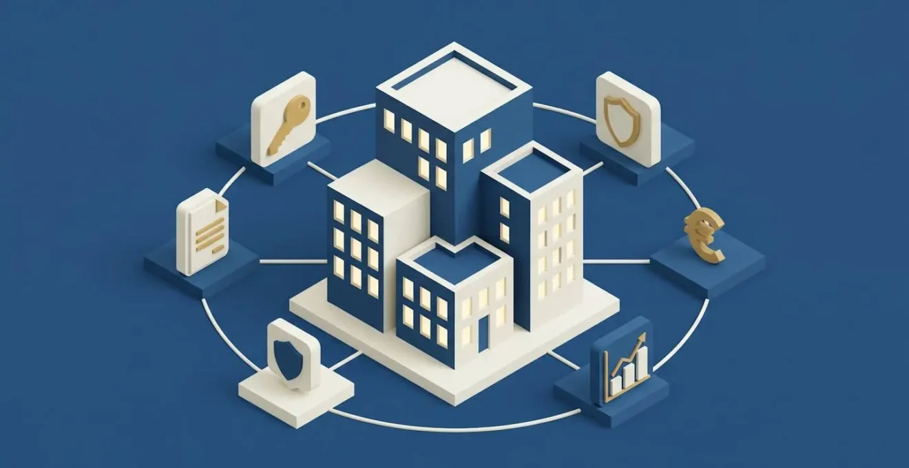 Illustration des services couverts par un gestionnaire locatif professionnel.